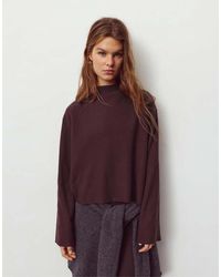 Pull&Bear - Soft Knit T-shirt - Lyst