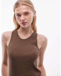 ARKET - Rib Jersey Vest Top With Scoop Neck - Lyst