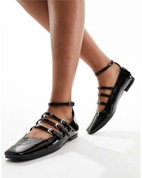 Public Desire - Sherry Strappy Mary Jane Ballet Flats - Lyst