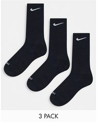 Nike - Plus Everyday Cushioned 3 Pack Unisex Socks - Lyst