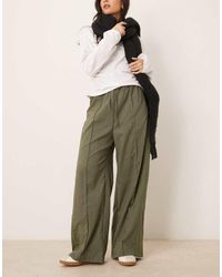 Reclaimed (vintage) - Relaxed Pull On Trouser With Side Stripe Detail - Lyst