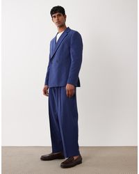 ASOS - Barrel Leg Suit Pants - Lyst