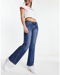 Levi's - Noughities Boot Cut Distressed Jeans - Lyst
