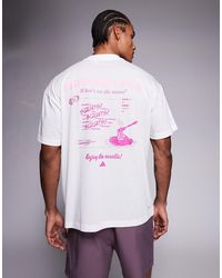 adidas Originals - Adidas Training T-Shirt With Noodle Legs Back Print - Lyst