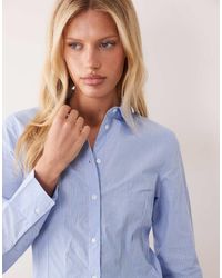 Mango - Teen Overhemd Met Getailleerde Taille - Lyst