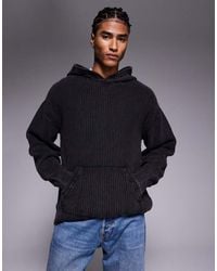 Good For Nothing - Oversized Knitted Pullover Hoodie - Lyst
