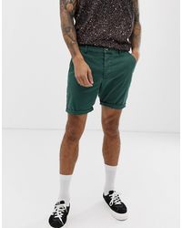 ASOS Slim Chino Shorts - Green