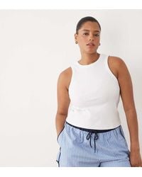 ASOS - Asos Design Curve Crinkle Tipped Pull On Shorts With Tie - Lyst
