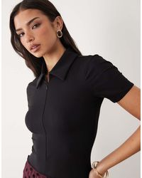 GOOD AMERICAN - Lichte Body Met Kraagje - Lyst