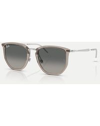 Ray-Ban - Rb4451 Irregular Sunglasses With Lens - Lyst