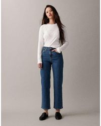 ASOS - Ankle Grazer Comfort Stretch Straight Leg Jeans - Lyst