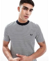 Fred Perry - Fine Stripe T-shirt - Lyst