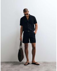 ASOS - Co-Ord Regular Fit Linen Blend Shirt - Lyst