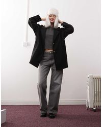 Noisy May - Oversized Slouchy Blazer Jacket - Lyst
