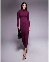 AFRM - – juniper – strick-maxikleid aus crepe - Lyst