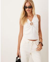 Mango - – gestricktes tanktop - Lyst