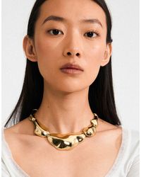 Pilgrim - – free – vergoldete statement-halskette - Lyst