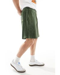 ASOS - – oversize-shorts aus geripptem velours - Lyst
