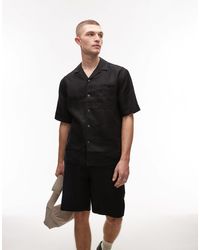 Mango - – premium – kurzärmliges leinenhemd - Lyst
