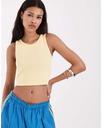 JJXX - Fallon Ribbed Cropped Singlet - Lyst