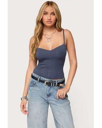 Edikted - Katanya Lace Up Top - Lyst