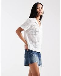 Levi's - Pantalones Cortos Vaqueros De Talle Muy Alto Con Diseño Desgastado Ribcage De - Lyst