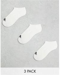 adidas Originals - Adidas Training 3 Pack Trainer Socks - Lyst