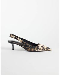 ASOS - Signature Kitten-heeled Shoes - Lyst