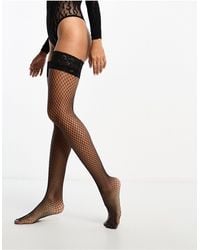 Ann Summers Birthday Suit Embellished Fishnet Bodystocking in Black