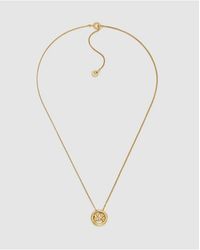 Michael Kors - Logo Pendant Necklace, Mkj8502710 - Lyst