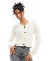 Wednesday's Girl - – flauschige, strukturierte strickjacke - Lyst