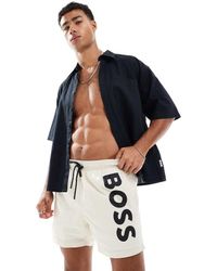 BOSS - Boss Octopus Logo Swim Short - Lyst