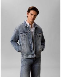Calvin Klein - Denim Trucker Jacket - Lyst