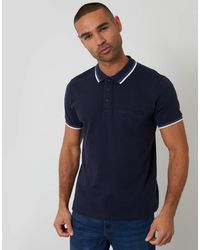 Threadbare - Jetted Pocket Cotton Polo Shirt - Lyst