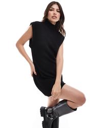 ASOS - – strukturiertes mini-strickkleid - Lyst