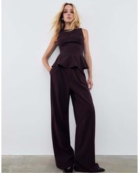 Stradivarius - Nette Broek Met Wijde Pijpen - Lyst
