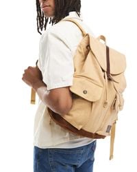 Levi's - – heritage – rucksack aus em canvas mit aufnäher-logo aus leder - Lyst
