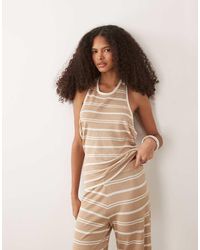 ASOS - Knitted Sheer Beach Halter Top Co-ord - Lyst