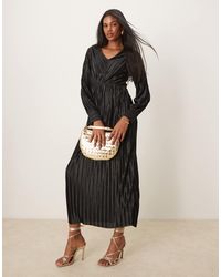 Y.A.S - Vestito A Maniche Lunghe Plissé - Lyst