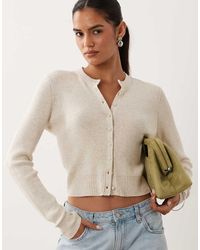 Abercrombie & Fitch - Knitted Micro Cardigan - Lyst