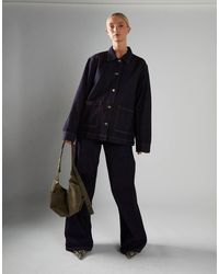 Glamorous - Wide-Leg Mid-Rise-Jeans - Lyst