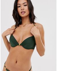 New Look Bikinitop Met Beugel - Groen