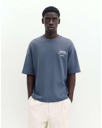 Pull&Bear - Short Sleeve Heavy Weight T-shirt Graphic - Lyst