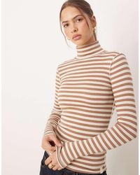 Free People - High Neck Good Good Turtle Long Sleeve Top - Lyst