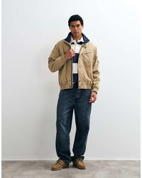 Abercrombie & Fitch - Zip Up Jacket With Collar - Lyst