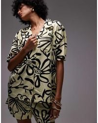 TOPSHOP - Resort Shirt - Lyst