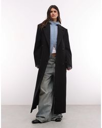 Weekday - Logan Wool Blend Oversized Double Breasted Coat - Lyst