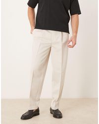 ASOS - – elegante, schmal zulaufende oversize-hose - Lyst