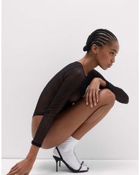 Intimissimi - Round-Neck Tulle Bodysuit - Lyst