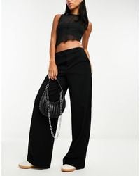 Object - Nette Pull-On Broek Met Halfhoge Taille - Lyst